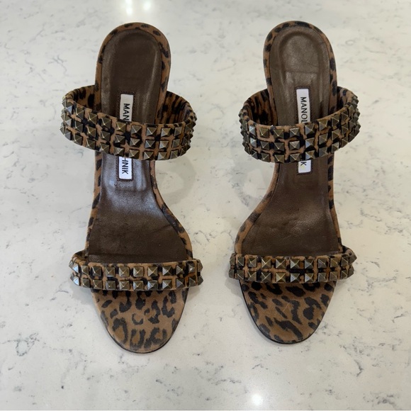 🐆 Leopard print Manolo Blahnik heels - Picture 6 of 8